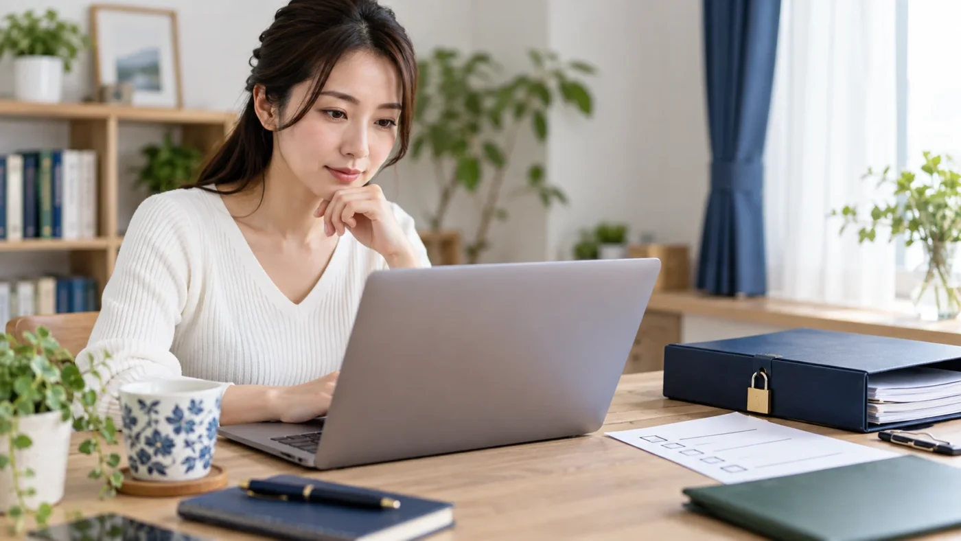 AI生成のイメージ写真。探偵に渡す個人情報はどこまで?送信前に確認したい取扱いと連絡先
**【抜粋】** 探偵に相談するときは、自分や調査対象に関する情報を渡すことになります。秘密保持の義務や資料の管理措置について警察庁の資料で示されている内容をもとに、送信前に確認しておきたい質問を整理しました。
**【導入】**
探偵への相談では、名前や連絡先、写真、メッセージの記録など、さまざまな情報を事業者に伝えることになります。どの情報をどこまで渡すかは依頼内容によって異なるため、この記事で決めることはできません。ただ、渡す前に「どう扱われるのか」「どこに送ればよいのか」を確認しておくことはできます。警察庁の資料をもとに、送信前の確認ポイントをまとめました。
## 秘密保持の義務と、その対象となる人
警察庁の「探偵業について」では、探偵業者の業務に従事する者は、業務上知り得た人の秘密を漏らしてはならないと説明されています。解釈運用基準では、「探偵業者の業務」には探偵業務のほか、業務の遂行に必要な庶務、経理なども含まれ、「業務に従事する者」には、常用・臨時を問わず雇用関係のある者のほか、業務に従事する役員、業務の一部を手伝う家族、派遣された人などが含まれるとされています。
また、「正当な理由」がある場合として、法令上通報・報告する義務がある場合、訴訟手続で証人として証言しなければならない場合、依頼者本人が承諾した場合などが例示されています。どのような場合に情報が外に出る可能性があるのかを、事業者に確認しておくとよいでしょう。
## 資料の管理措置で聞けること
探偵業者は、探偵業務に関して作成・取得した資料の不正・不当な利用を防ぐ措置をとらなければならないとされています。解釈運用基準では、その例として、資料(電磁的記録を含む)の保管方法、資料を扱える人の範囲、持ち出しの手続、複写する場合の手続、廃棄方法、情報セキュリティの確保などが挙げられ、規程の整備や、鍵のかかる保管庫・セキュリティ措置が講じられたパソコンなどの物的措置が必要だとされています。
また、契約前の書面では、守秘義務を負っていることや、こうした措置の内容(資料の処分に関する事項を除く)を明らかにする必要があるとされています。書面にどう書かれているかを確認したうえで、分からない点を質問しましょう。
## 送信前に決めておく窓口・方法・範囲
情報を送る前には、次の点を事業者と確認しておくと、誤送信や行き違いを防ぎやすくなります。
- 情報を送る窓口(担当者名、部署、送り先)
- 送る方法(持参、郵送、メール、その他の方法)と、その方法を使う理由
- 最初の相談の段階で必要な情報と、契約後に必要になる情報の区別
- 送った情報を受け取ったことの確認方法
渡す情報の範囲は、「事業者がその情報を何に使うのか」を聞いたうえで検討すると判断しやすくなります。
## 利用目的についての確認
解釈運用基準では、個人情報保護法第21条第1項(個人情報を取得した場合の利用目的の通知・公表)について、探偵業法の秘密保持の規定によって探偵業者一般にその適用が除外されるわけではないことに留意する必要がある、とされています。自分が渡す情報がどのような目的で使われるのかは、質問して確認してよい点です。
**【確認表】個人情報を送る前の確認シート**
| 確認項目 | 事業者への質問 | 回答メモ | 書面の記載箇所 |
|---|---|---|---|
| 秘密保持 | 守秘義務は書面のどこに書かれているか | | |
| 秘密保持の対象者 | 情報に触れる可能性があるのはどの立場の人か | | |
| 外部に出る場合 | 情報が外に出る可能性があるのはどんな場合か | | |
| 保管方法 | 紙・データはどのように保管されるか | | |
| 扱える人の範囲 | 誰が資料を扱えるか | | |
| 持ち出し・複写 | 持ち出しや複写の手続はどうなっているか | | |
| 利用目的 | 渡した情報を何に使うのか | | |
| 送信窓口 | 送り先・担当者はどこか | | |
| 送信方法 | どの方法で送ればよいか | | |
| 受領確認 | 届いたことをどう確認できるか | | |
| 送る範囲 | 今の段階で必要な情報は何か | | |
**【まとめ】**
探偵に渡す情報の範囲は依頼内容によって異なりますが、送る前に「どう扱われるか」「どこに送るか」を確認することはできます。秘密保持と資料の管理措置について書面の記載を確かめ、窓口・方法・範囲を決めてから送るようにしましょう。
**【参考】** 警察庁「探偵業について」/解釈運用基準 第8 重要事項の説明等、第10 秘密の保持等
---に関する確認作業を表現した画像。実在の人物・事務所ではありません。